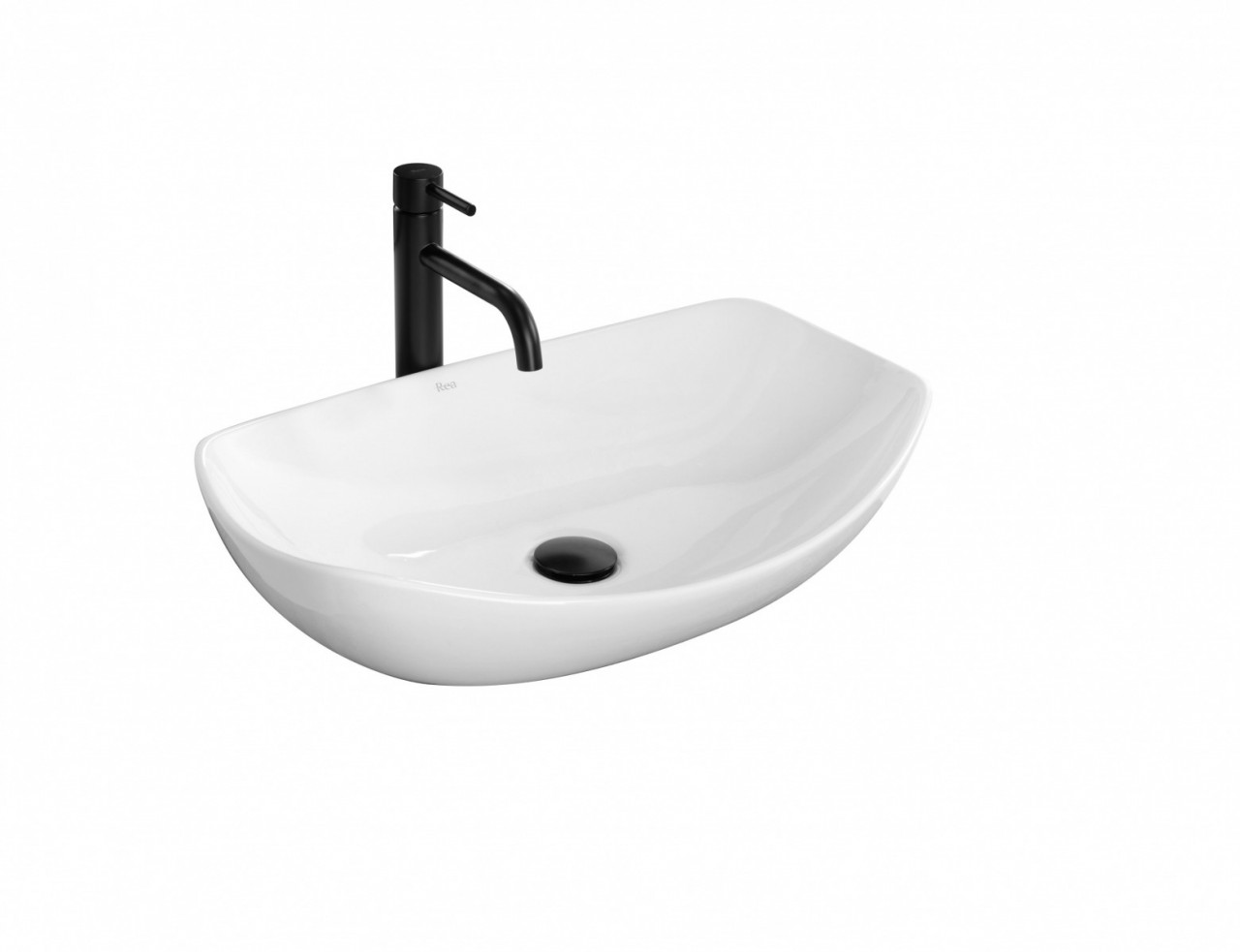 Poze Lavoar Tango Alb ceramica sanitara - 57 cm