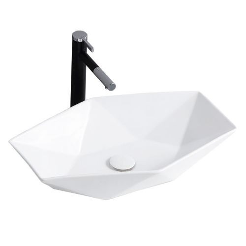 Poze Lavoar Vegas alb ceramica sanitara - 57 cm