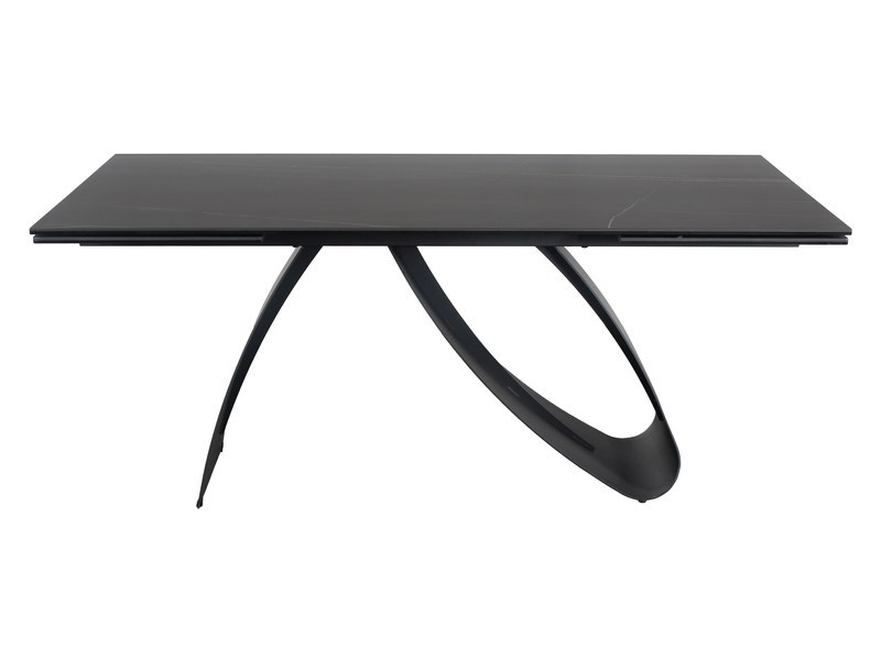 Poze Masa extensibila Diuna Ceramic negru mat - L160-240 cm