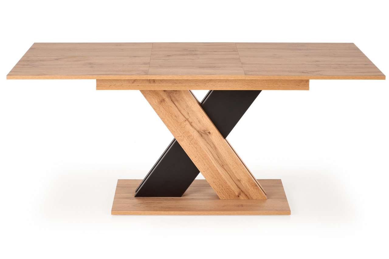 Poze Masa extensibila Xarelto L130-175 cm stejar wotan/negru