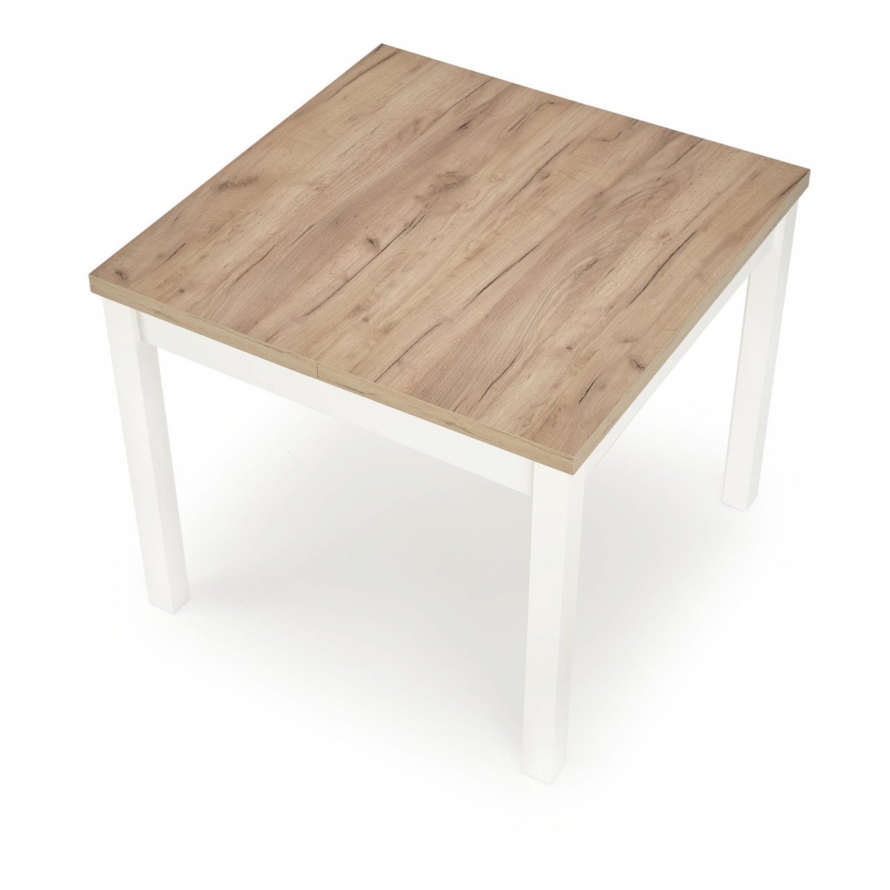 Poze Masa patrata Tiago extensibila L90-125 cm stejar craft/alb