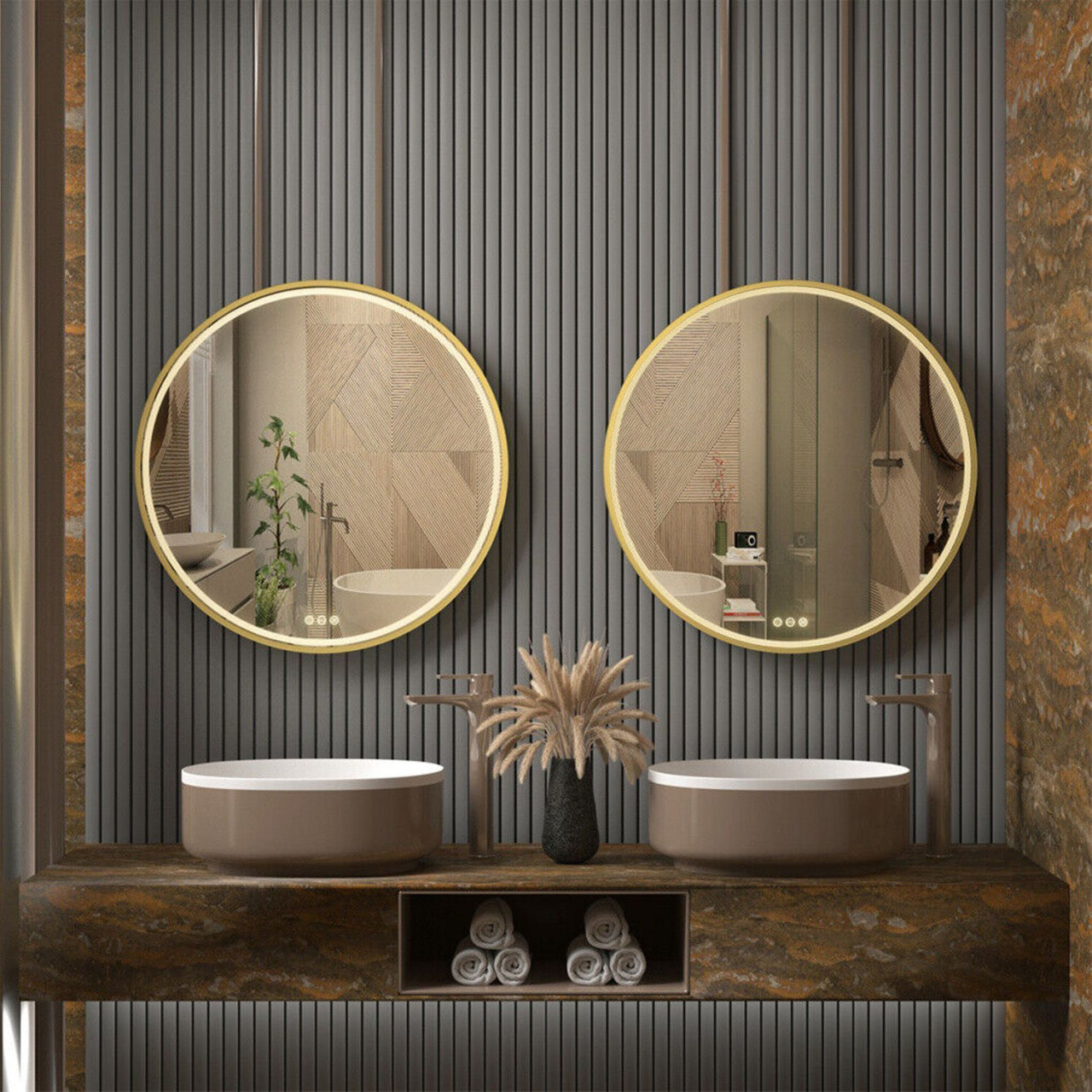 Poze Oglinda LED 70cm MMJ