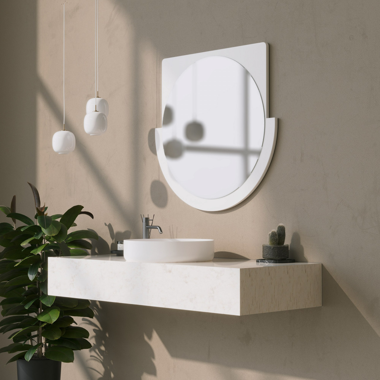 Poze Oglinda Lucky Mirror alba