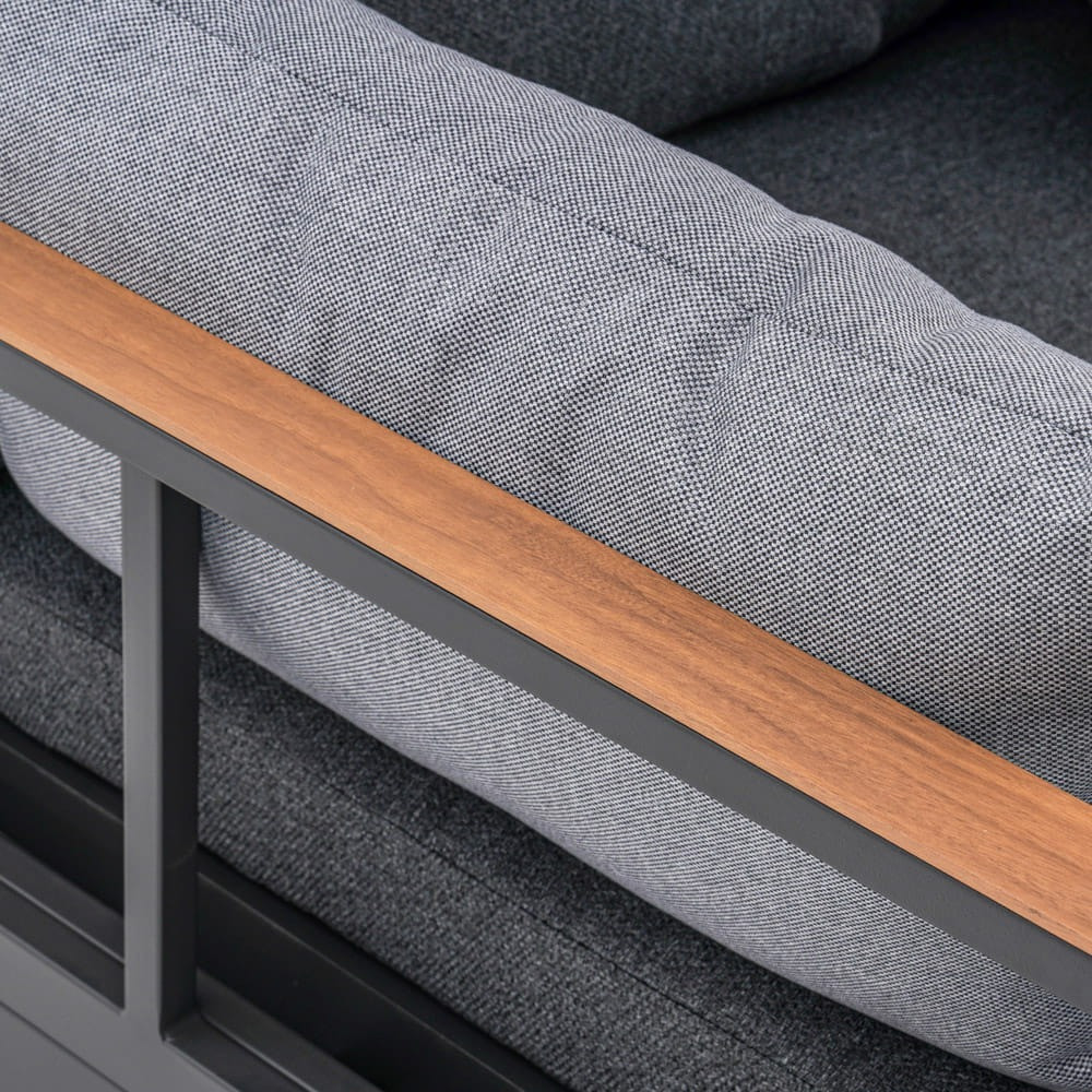 Poze Pat de gradina extensibil Duisburg antracit L196 cm