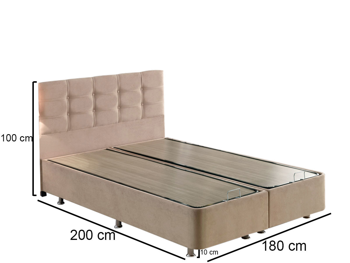 Poze Pat Ela maro deschis 180x200 cm