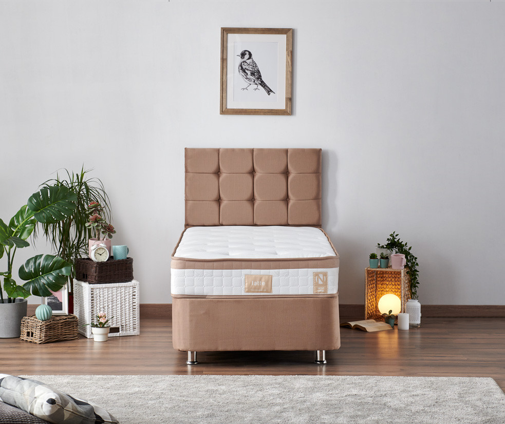Poze Pat Latte TS maro deschis 90x190 cm