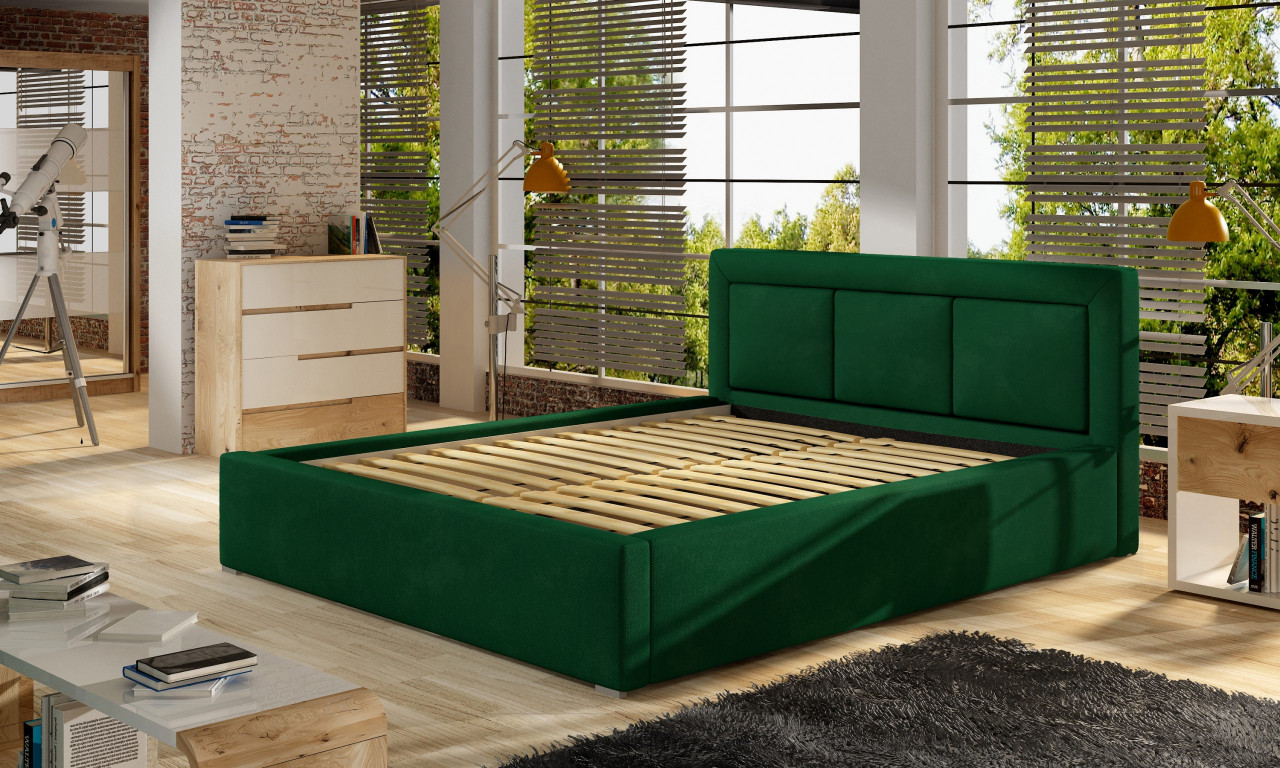 Poze Pat tapitat Belluno – 140/200, L223 x l140 x h93 cm