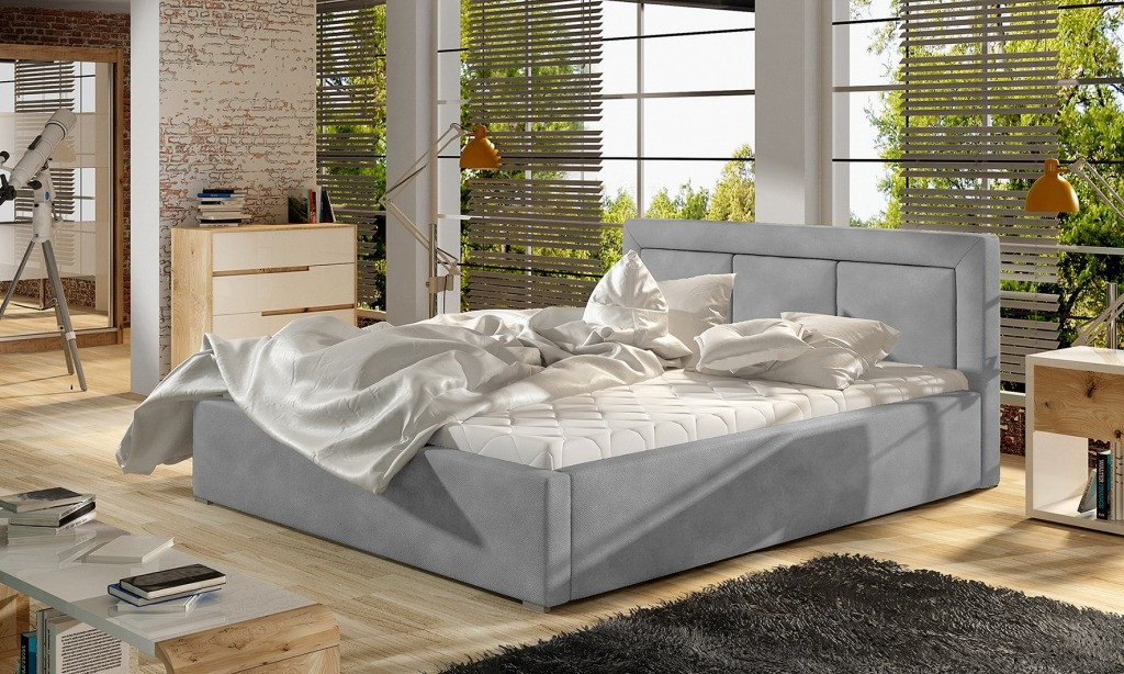 Poze Pat tapitat Belluno – 140/200, L223 x l140 x h93 cm