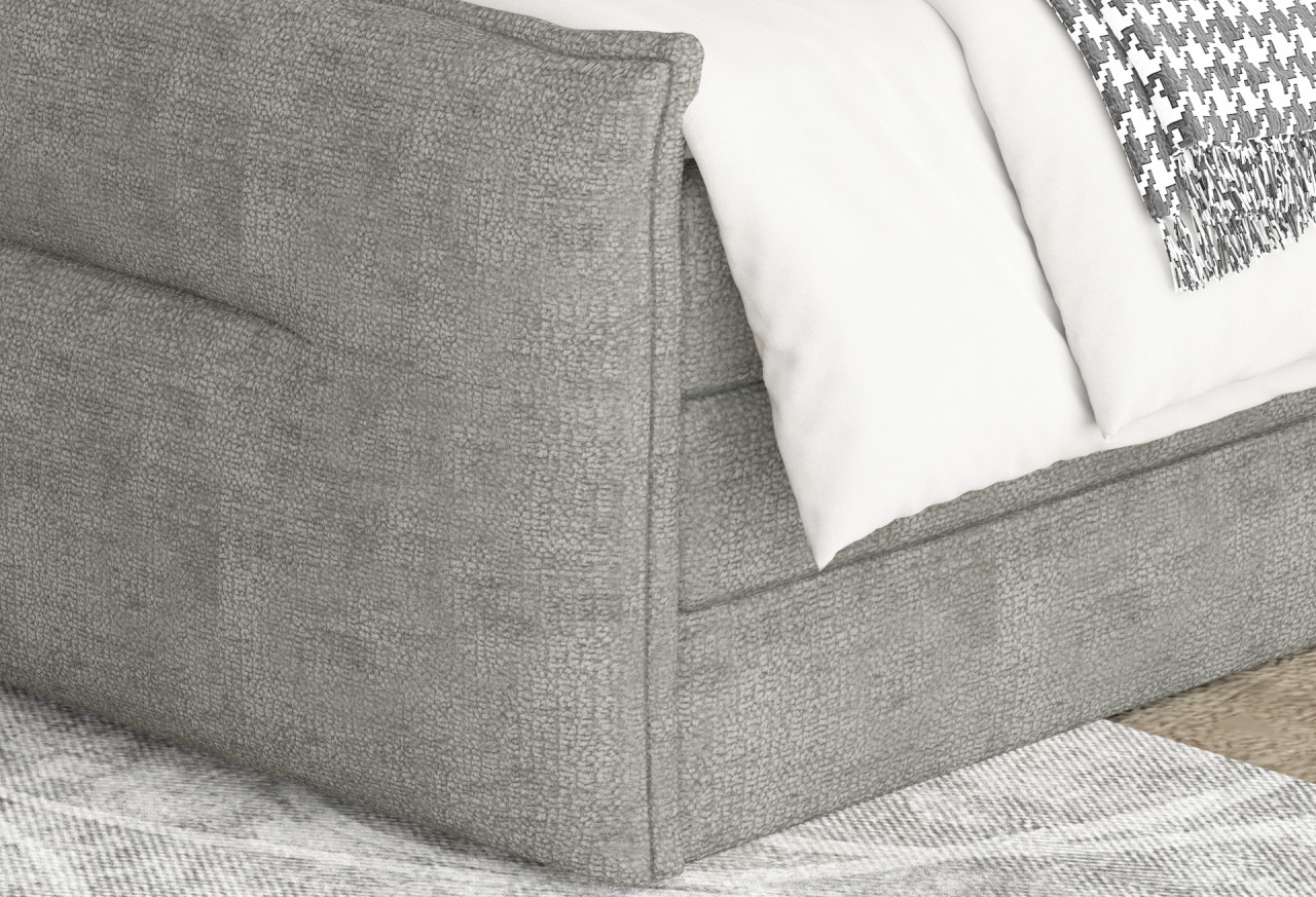 Poze Pat tapitat boxspring Elma 140x200 cm