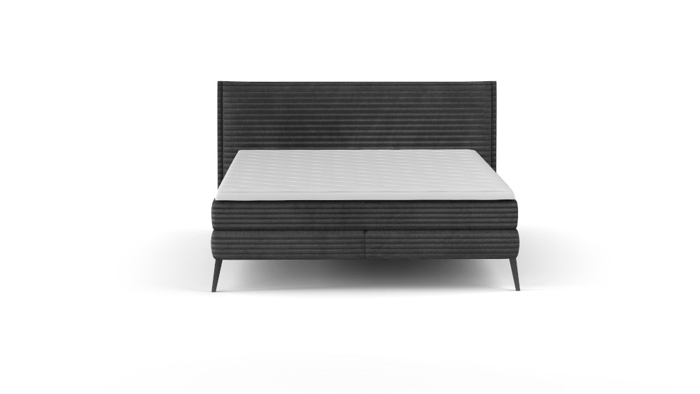 Poze Pat tapitat boxspring Harper 160x200 cm