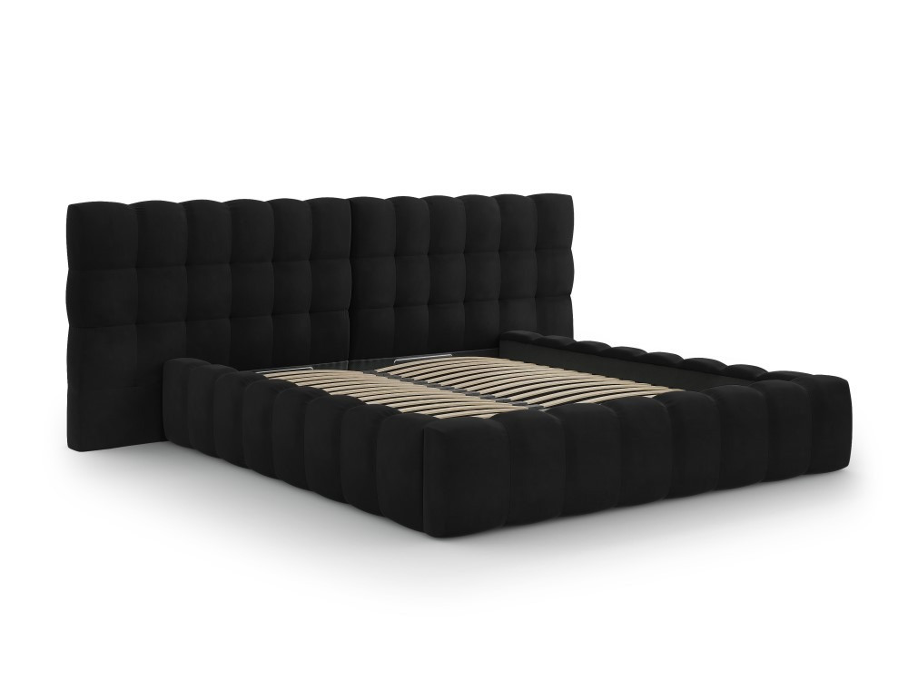 Poze Pat tapitat catifea Bali T – 180×200 cm