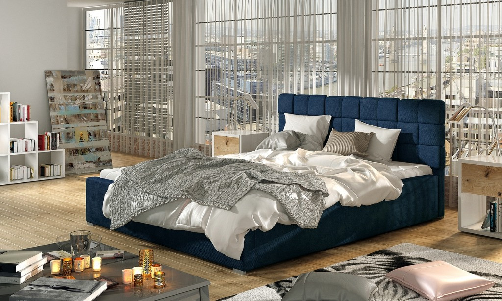 Poze Pat tapitat Grand – 160/200, L223 x l160 x h93 cm