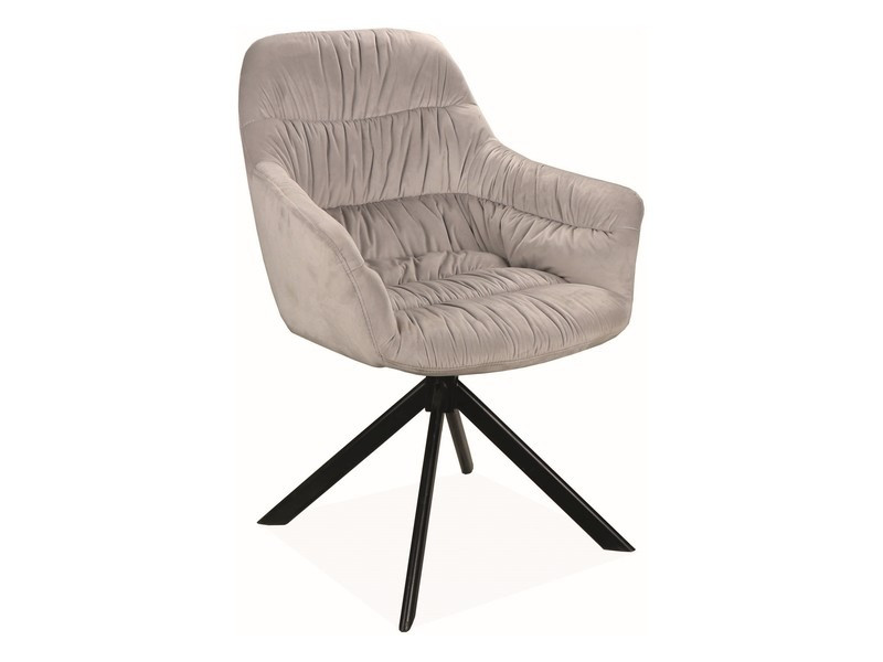 Poze Scaun Astoria II velvet gri deschis Blu03