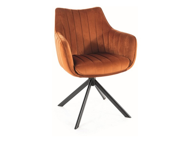 Poze Scaun Azalia velvet cinnamon Blu4215