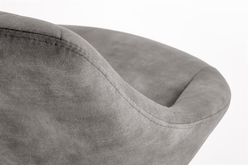 Poze Scaun de bar H-102 velvet gri