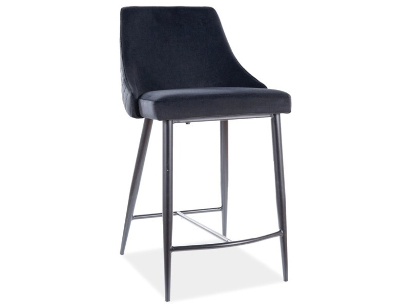 Poze Scaun de bar Piano B H-2 Negru – 88 cm