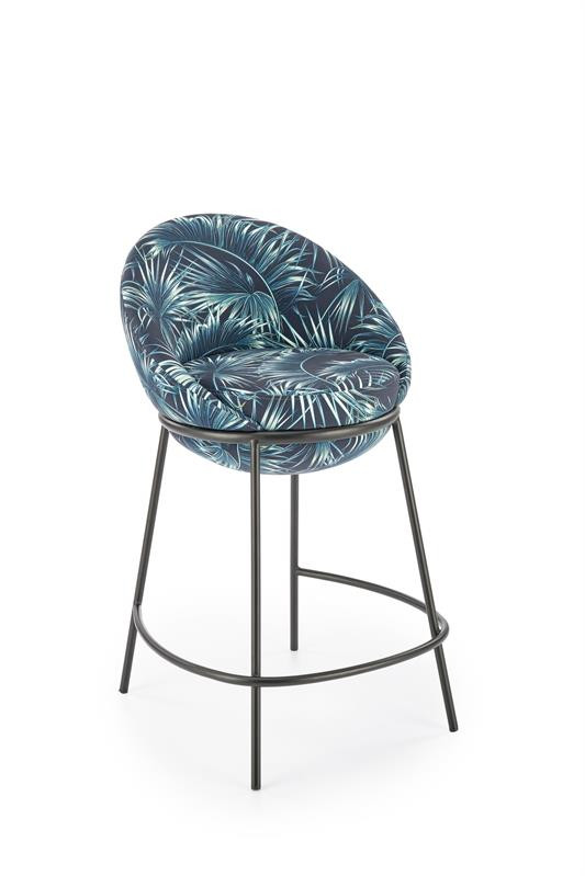 Scaun de bar tapitat h-118 multicolor