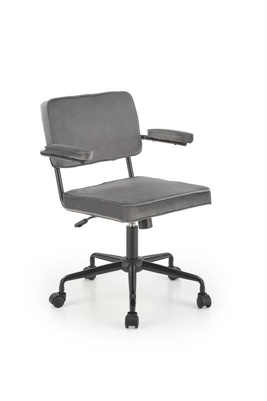 Scaun de birou fidel velvet gri