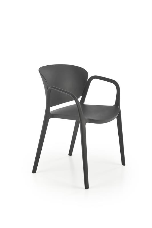 Scaun din plastic k491 negru