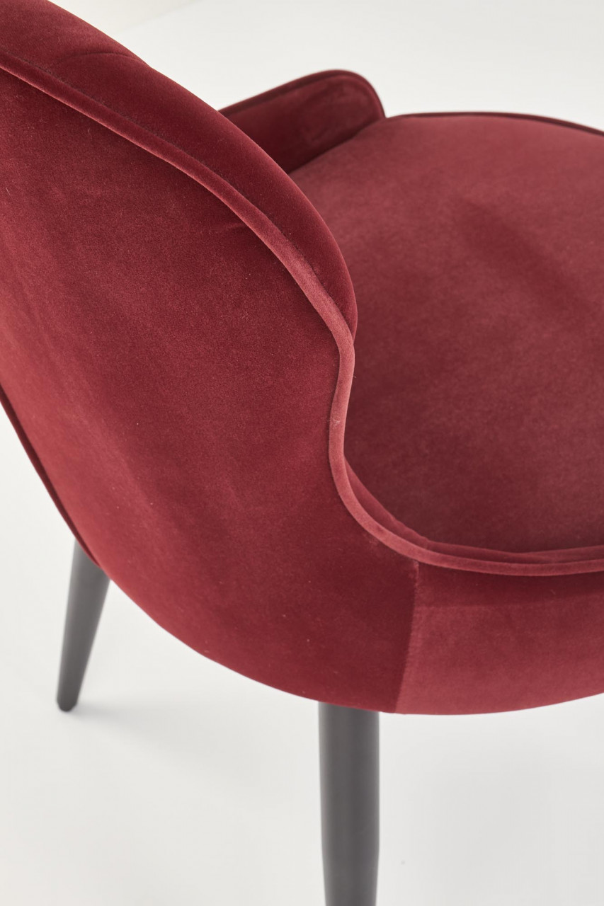 Poze Scaun K366 velvet rosu inchis