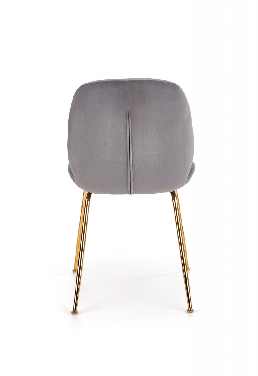 Poze Scaun K381 material catifea gri