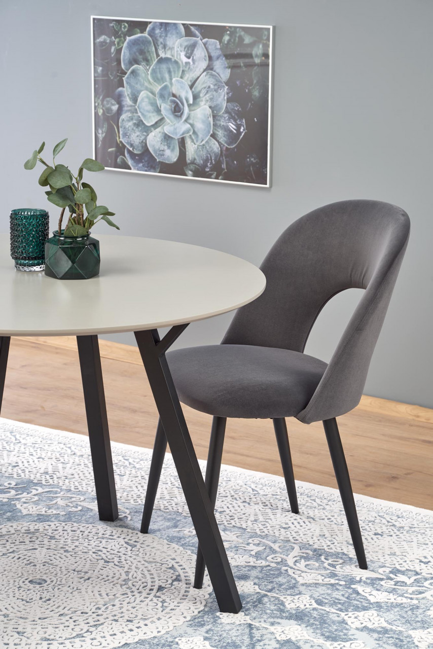 Poze Scaun K384 velvet gri