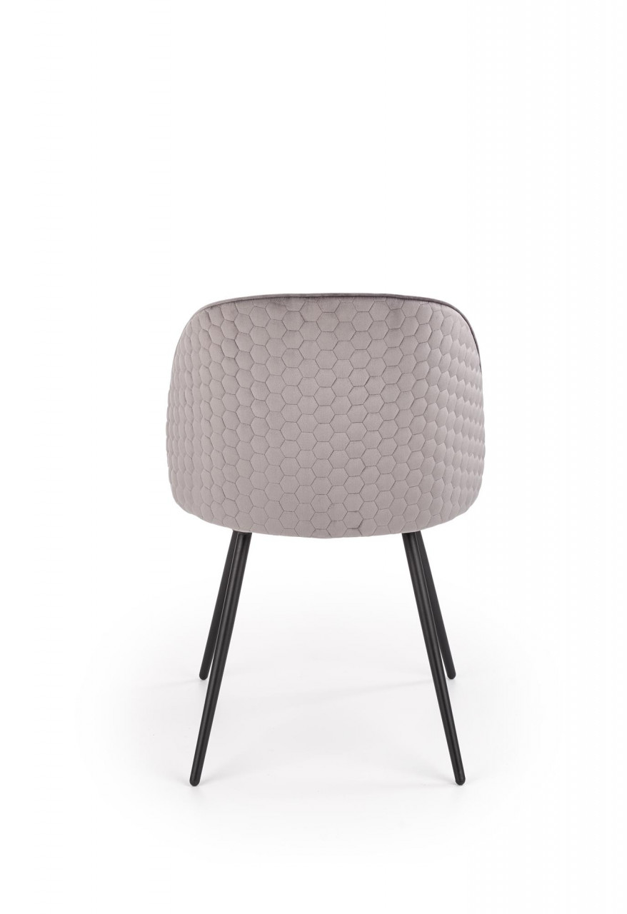 Poze Scaun K395 velvet gri