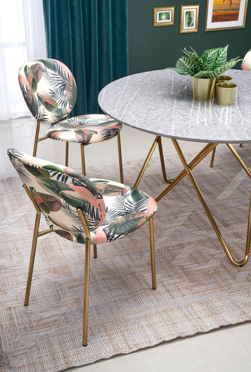 Poze Scaun K398 material multicolor
