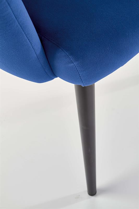 Poze Scaun K410 velvet bleumarin – H85