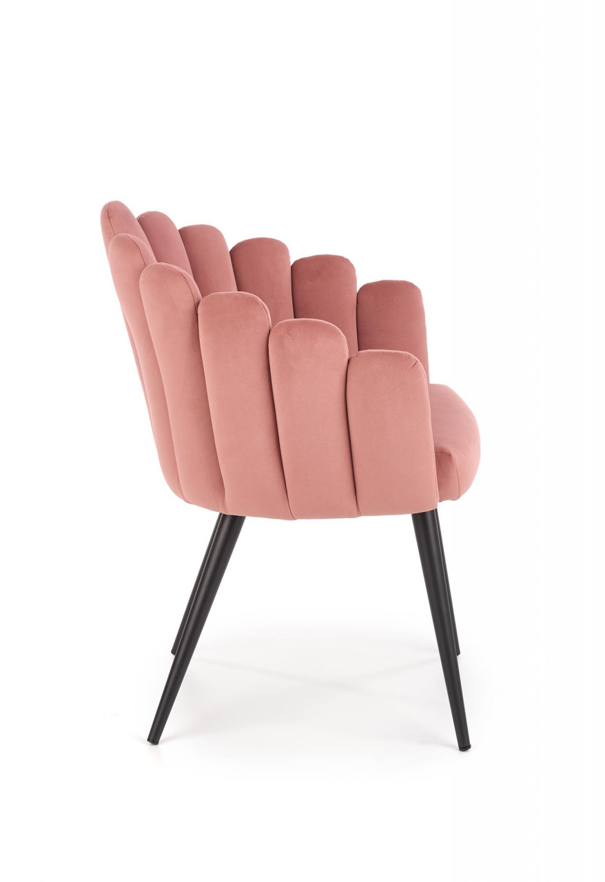 Poze Scaun K410 velvet roz