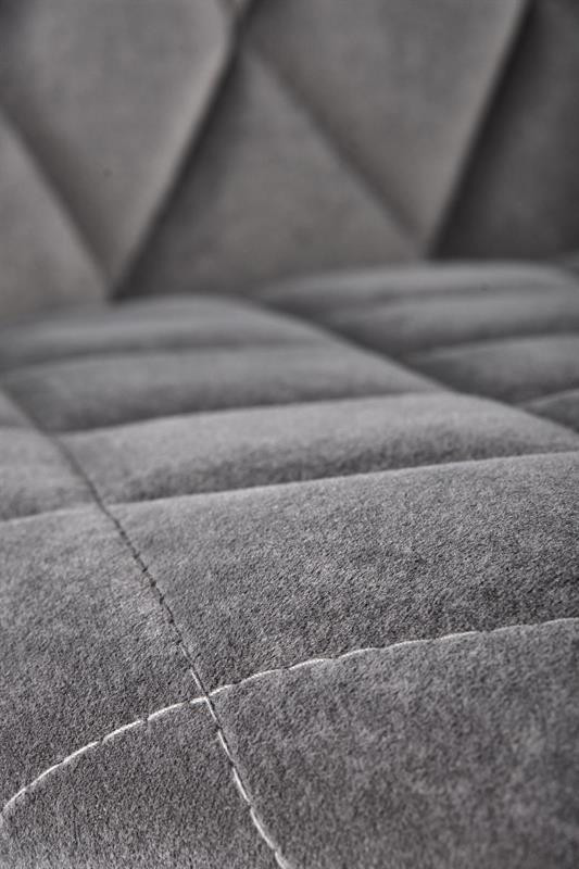 Poze Scaun K450 Velvet Gri – l44 x A58 x H85 cm