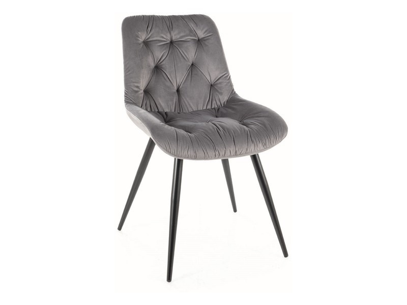 Scaun praga velvet gri blu14