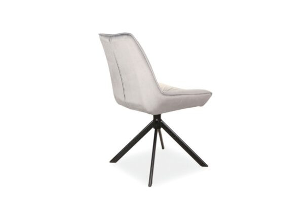 Poze Scaun tapitat Boogie I Velvet – Gri