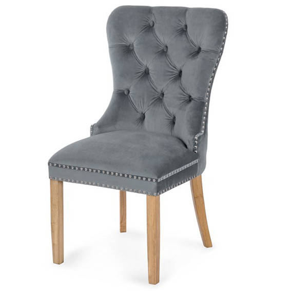 Poze Scaun tapitat Madame stejar-gri - H 101 cm