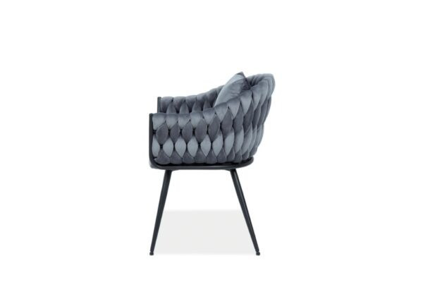 Poze Scaun tapitat Nuvo Velvet – Gri