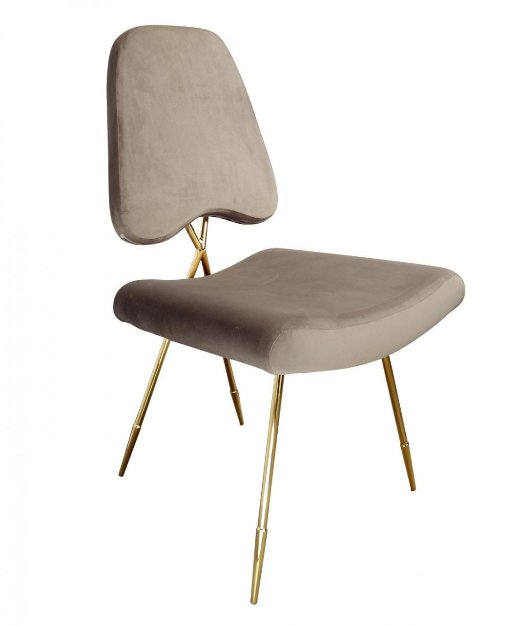 Poze Scaun tapitat Salvadore bej/gold – H93 cm