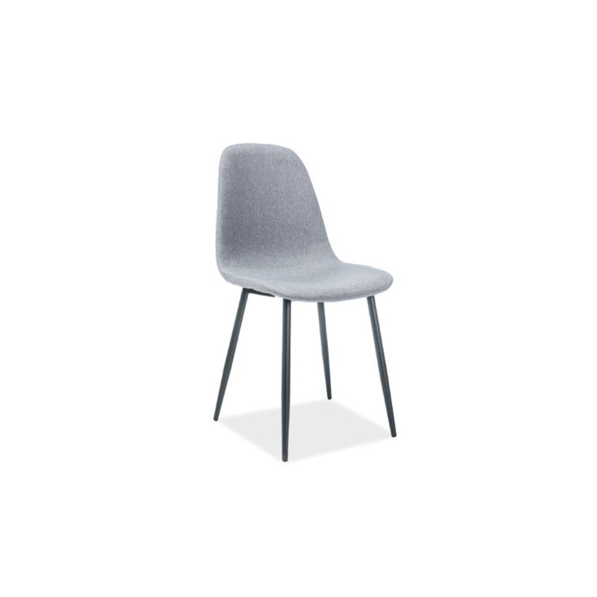 Poze Scaun textil Fox gri-negru - H 86 cm