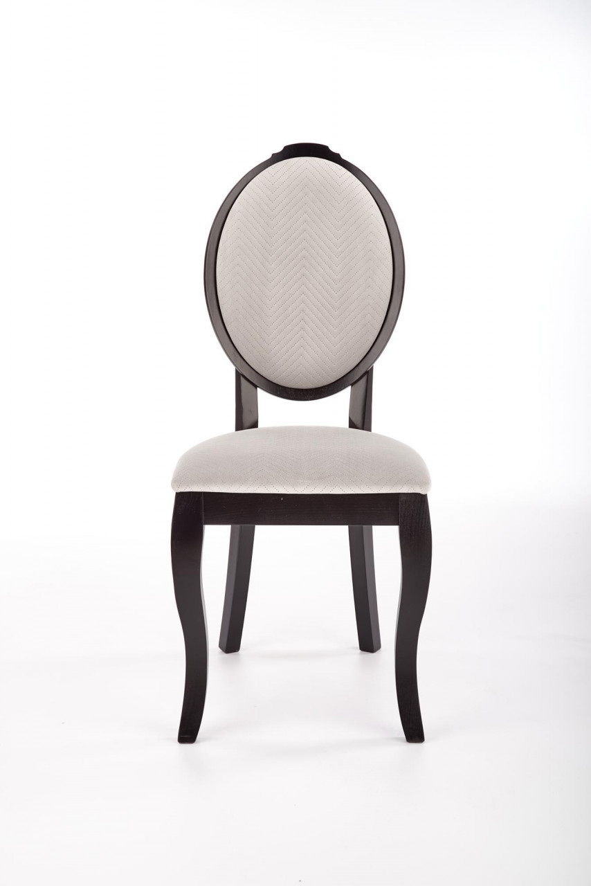 Poze Scaun Velo tapitat bej/negru - H96