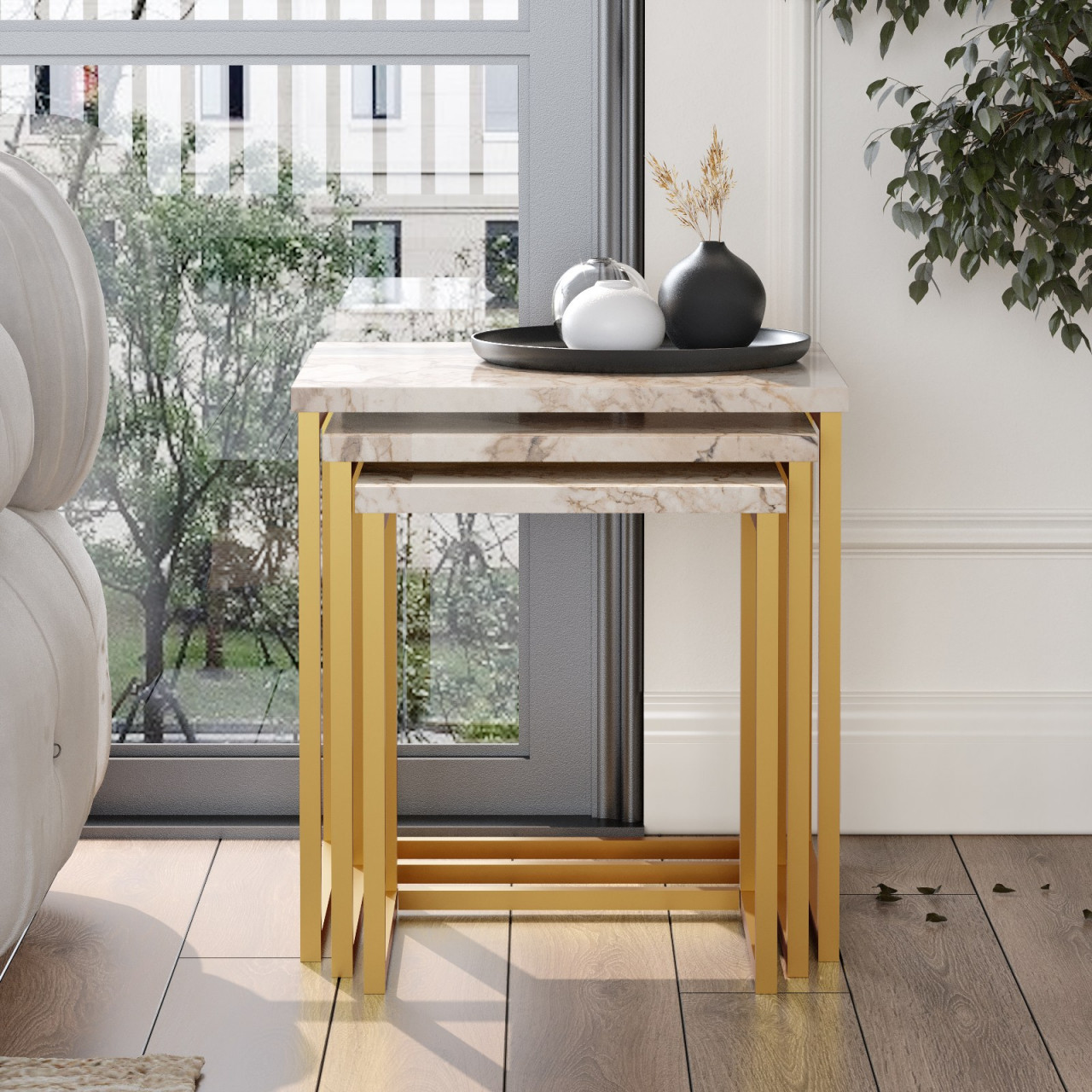 Poze Set 3 mese de cafea VG7-GE