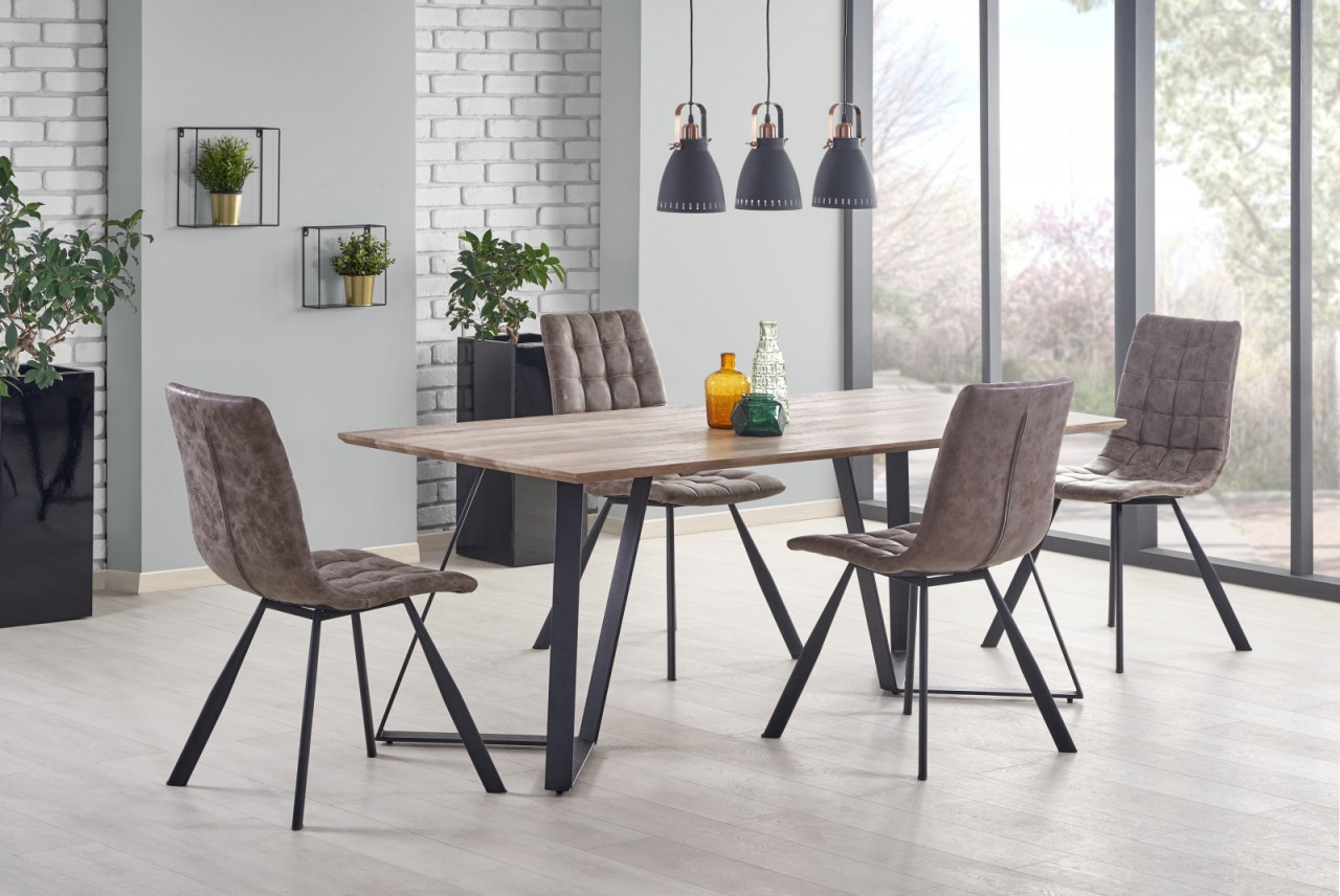 Poze Set masa Calgary 180 cm + 4 scaune K280 maro