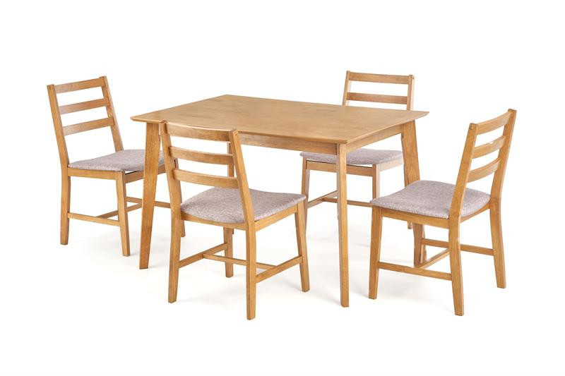 Poze Set masa Cordoba + 4 scaune stejar deschis