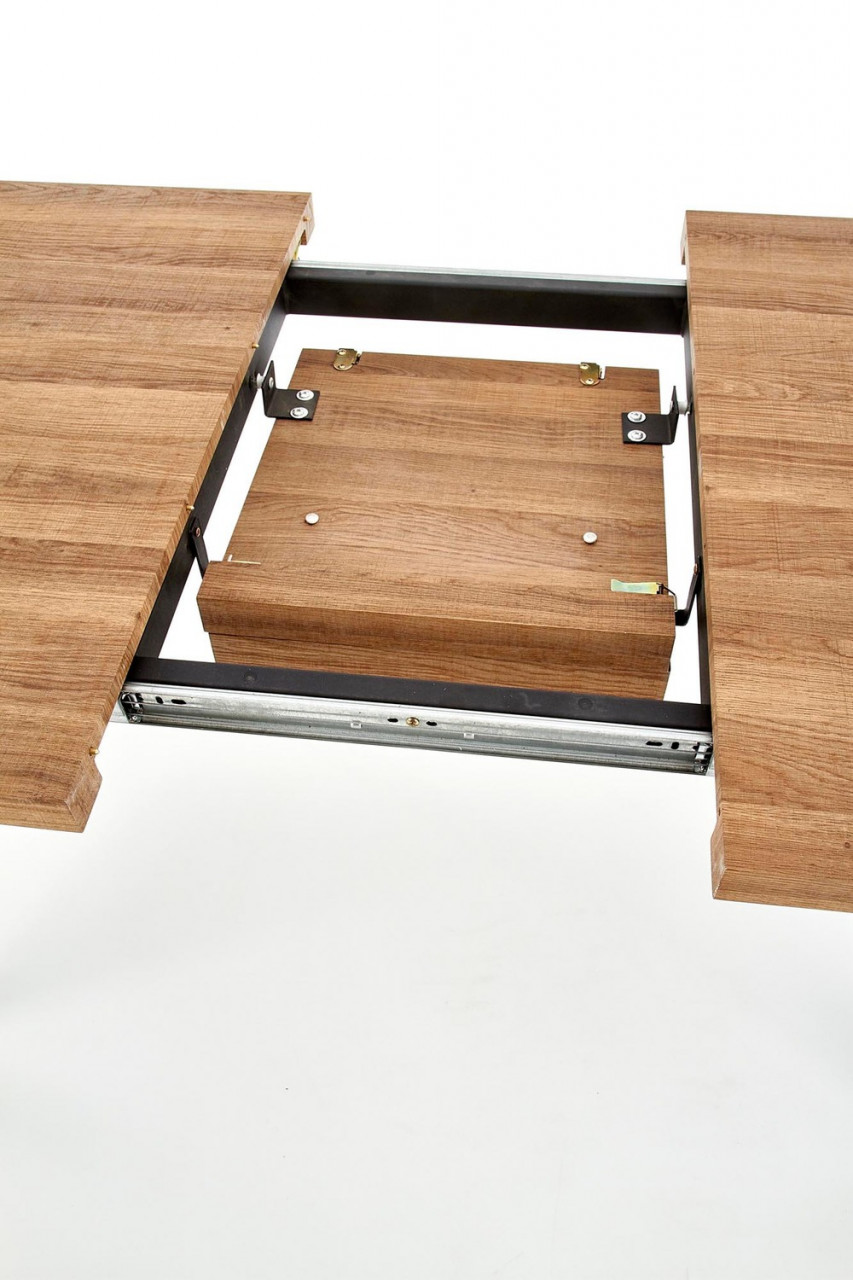 Poze Set masa extensibila Berlin L160-220 cm + 4 scaune K336 ratan natural