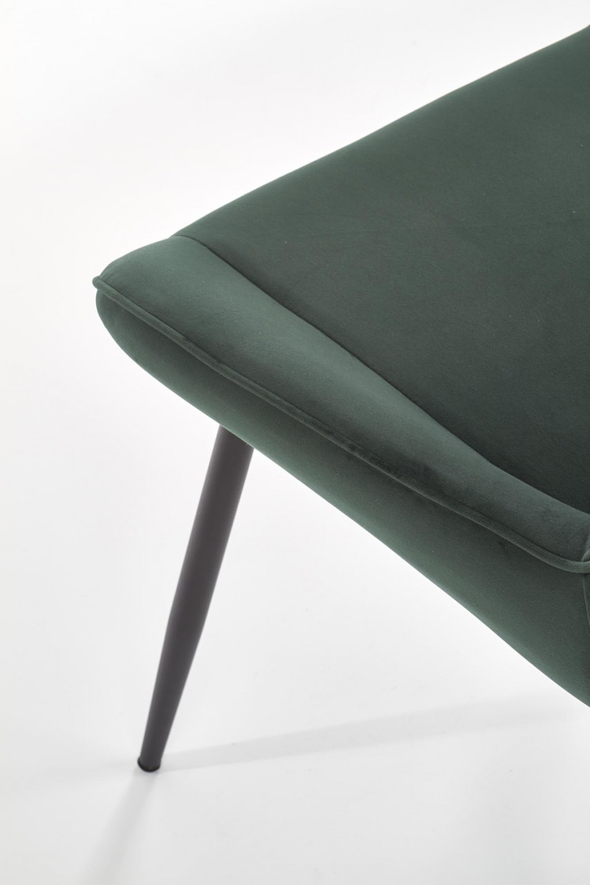 Poze Set masa extensibila Cambell L140-180 + 4 scaune K404 velvet verde