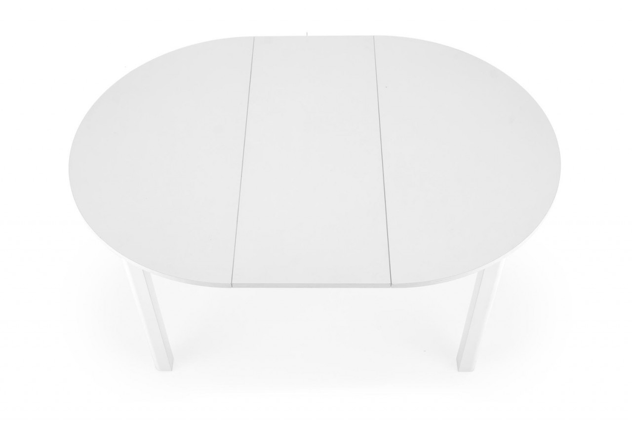 Poze Set masa extensibila Ringo alb/alb L102-142 cm + 4 scaune Velo gri/alb