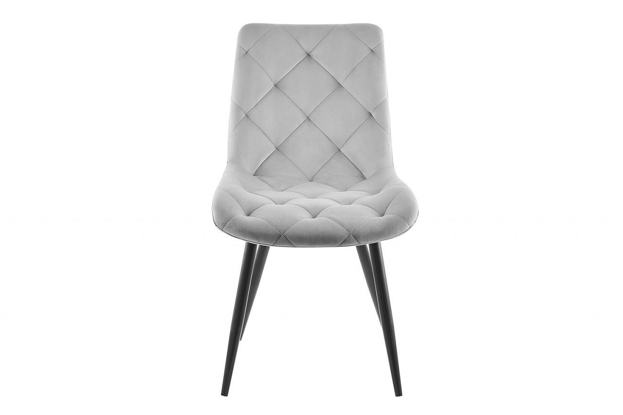 Poze Set masa extensibila Westin maro/negru mat L160-240 cm + 6 scaune Ralph velvet gri deschis Blu03
