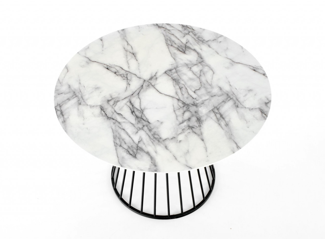 Poze Set masa rotunda Brodway + 3 scaune K426 verde/negru