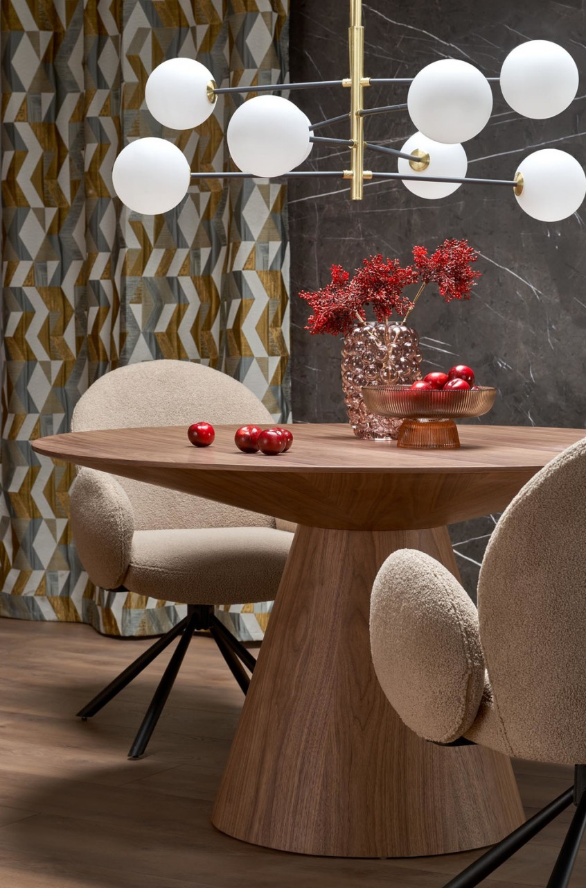 Poze Set masa rotunda Henderson + 4 scaune K498 bej