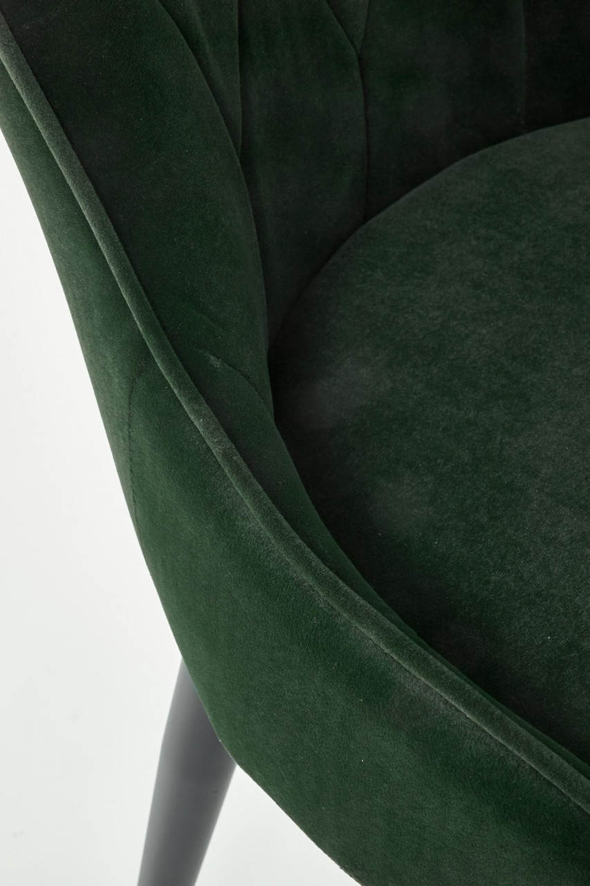 Poze Set masa rotunda Mozambik ø120 cm + 4 scaune K366 verde inchis