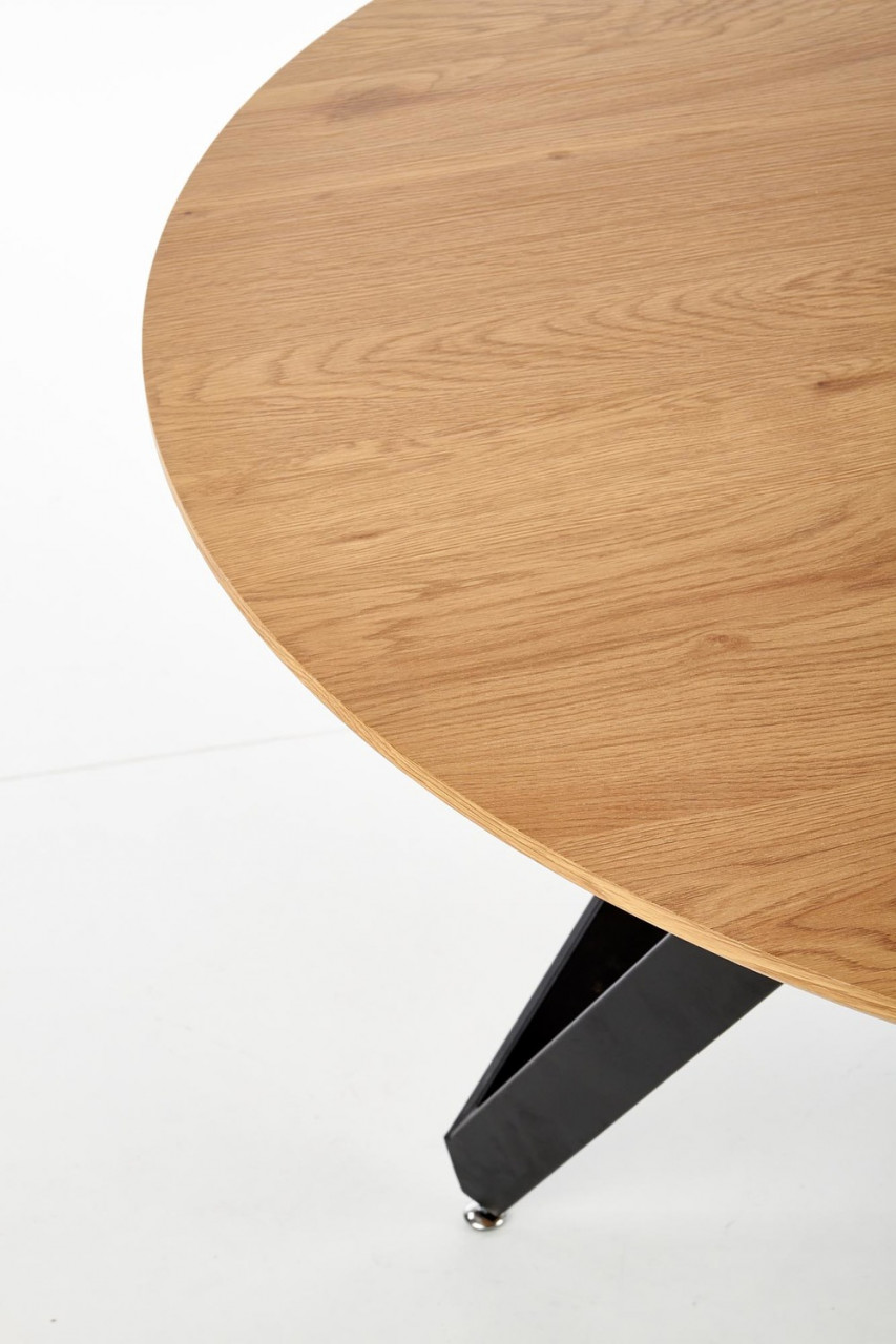 Poze Set masa rotunda Mozambik ø120 cm + 4 scaune K373 gri