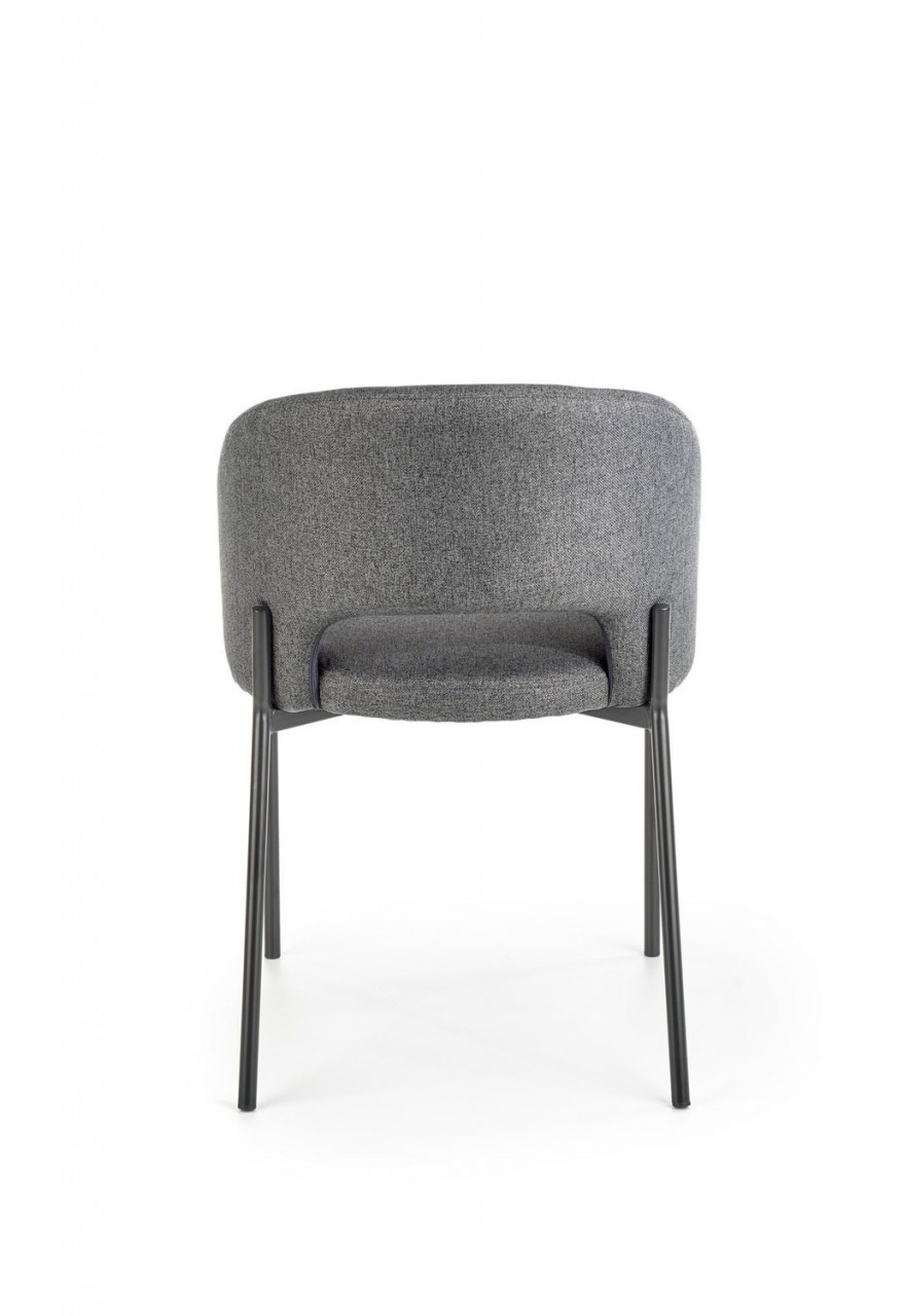 Poze Set masa rotunda Mozambik ø120 cm + 4 scaune K373 gri